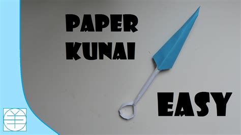 How To Make A Paper Kunai Knife Naruto Full Hd