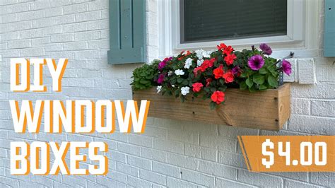 Diy Window Planter Box Plans 13 Diy Planter Box Plans For Free