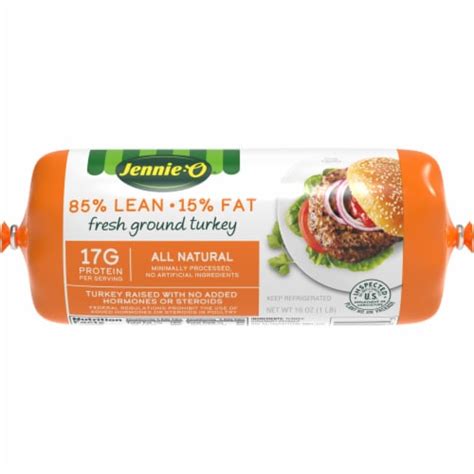 Jennie O® All Natural 85 Lean 15 Fat Fresh Ground Turkey 16 Oz Fred Meyer