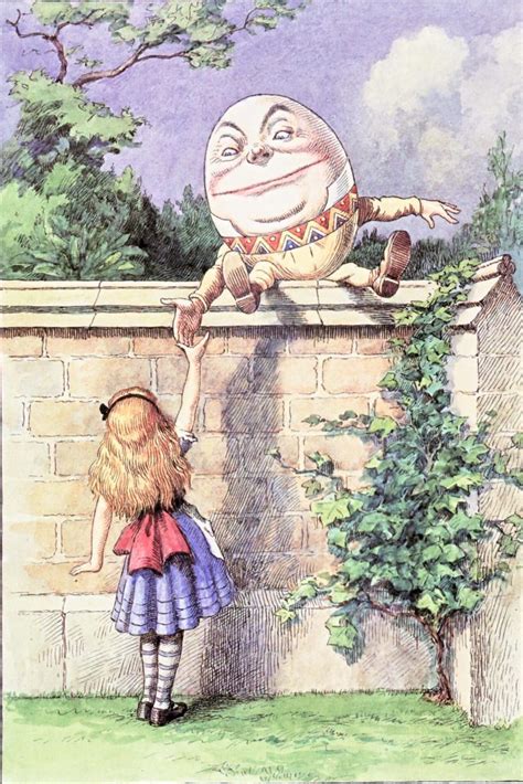 Fly Me To The Moon Humpty Dumpty 1872 Alice Through The Looking Glass