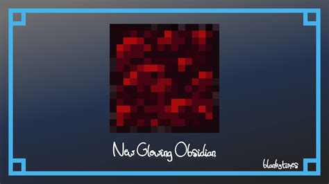 Crying Obsidian To Modernized Glowing Obsidian Minecraft Texture Pack