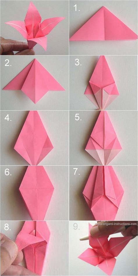 Origami Flowers Step By Step Origami