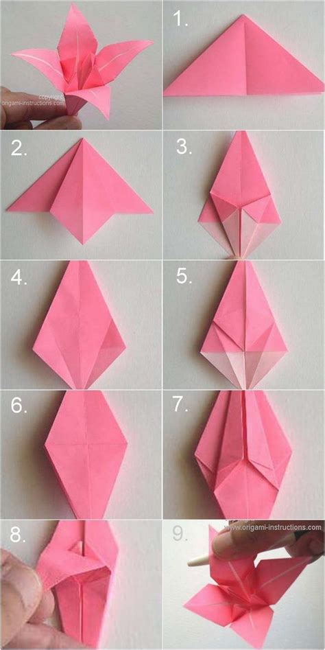 Create beautiful paper bouquets and home decor! Paper Origami Flowers How To Make A Paper Flower Origami ...