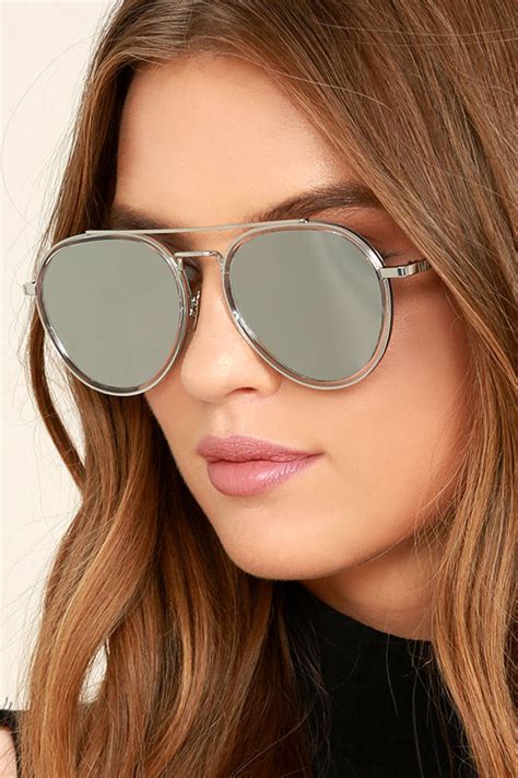 Perverse Werk Sunglasses Silver Sunglasses Mirrored Sunglasses