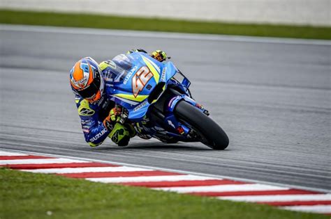 Motogp Sepang Rins Sets Pace On Fire Damaged Gsx Rr Bikesport News