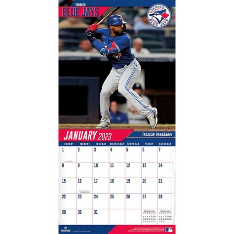 2023 Calendar Toronto Blue Jays Square In 2022 Toronto Blue Jays