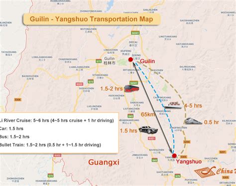 Yangshuo Maps Yangshuo Tourist Maps Yangshuo China Map