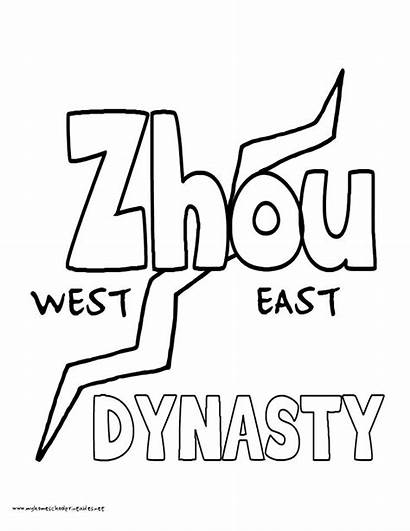 Coloring Zhou Dynasty History Pages Printables Mystery