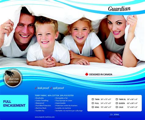 Protects mattress from stains forms barrier between you and dust mites, bed bugs, allergens and pet dander Guardian Mattress Pads 9" | Majestic Mattress