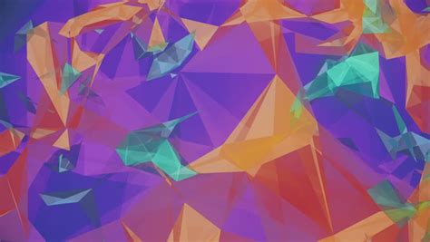 Abstract Simple Blue Violet Low Poly 3d Surface As Trendy Background