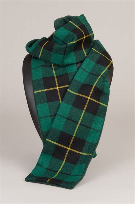Tartan Scarf Wallace Ancient Hunting Made In Scotland Etsy
