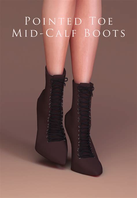 On The Ground Boots From Mmsims • Sims 4 Downloads Pin Vrogue
