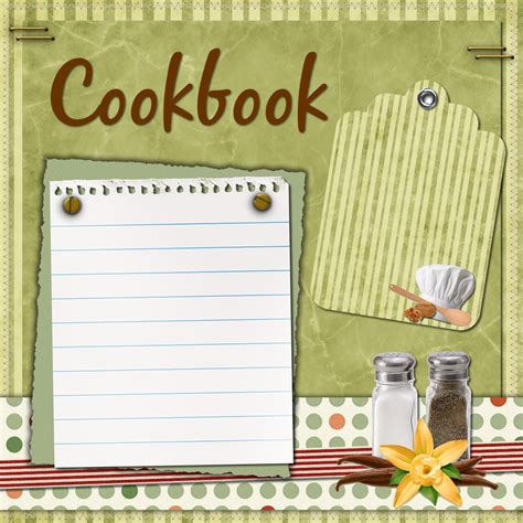 Template For Cookbook Pages The Best Free Software For Your