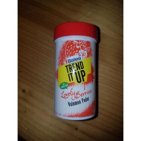 Es beschwert das haar nicht und sorgt für ein mattes finish ohne sichtbare rückstände. Balea - Trend it up - Lovely Berries Volumen Puder