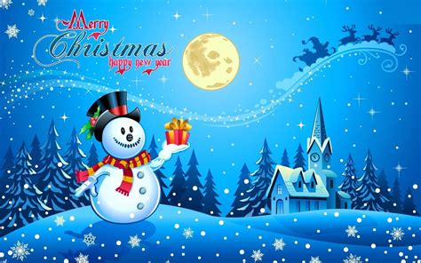 Best Merry Christmas And Happy New Year Wallpapers Wallpaper Cave