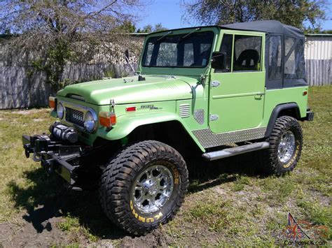 Low Reserve 72 Toyota Landcruiser Custom Lifted Low Miles 4wd 6 Cyl