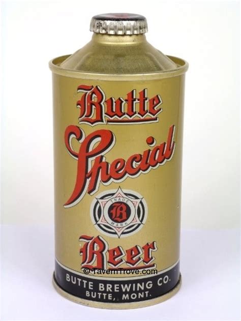Item 83427 1936 Butte Special Beer Cone Top Can 156 07