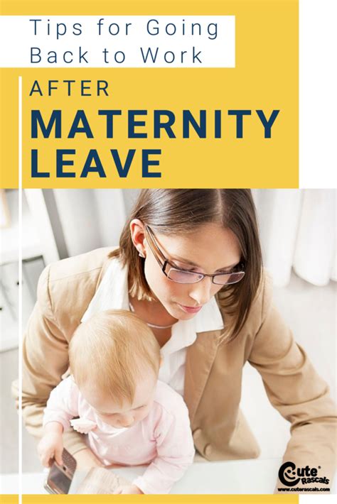 Going Back To Work After Maternity Leave Mighty Kids