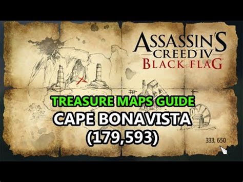 Assassin S Creed Iv Black Flag Treasure Map Cape Bonavista