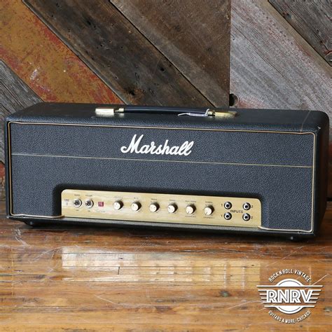 2010 Marshall 1987x Head Reissue Black Amps And Preamps Rock N Roll