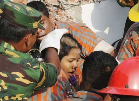 Miracle Rescue As Woman Is Pulled Alive From Bangladesh Rubble After 16