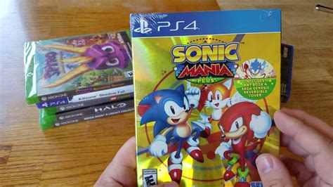 Sonic Mania Plus Ps4 Unboxing Youtube