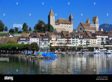Rapperswil Castle At Lake Zurich Switzerland Stock Photo 76071884 Alamy