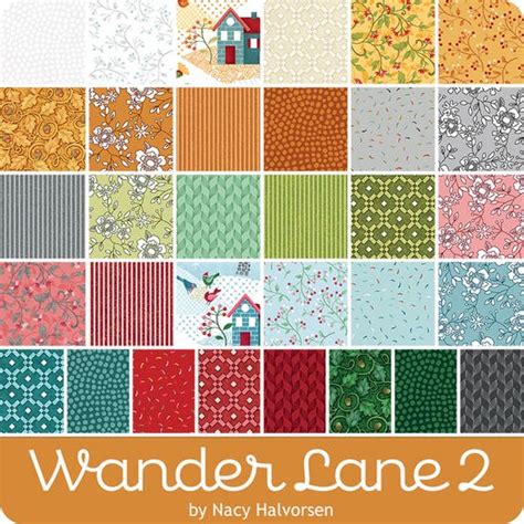 Wander Lane 2 Charm Pack Nancy Halvorsen For Benartex Fabrics Fat