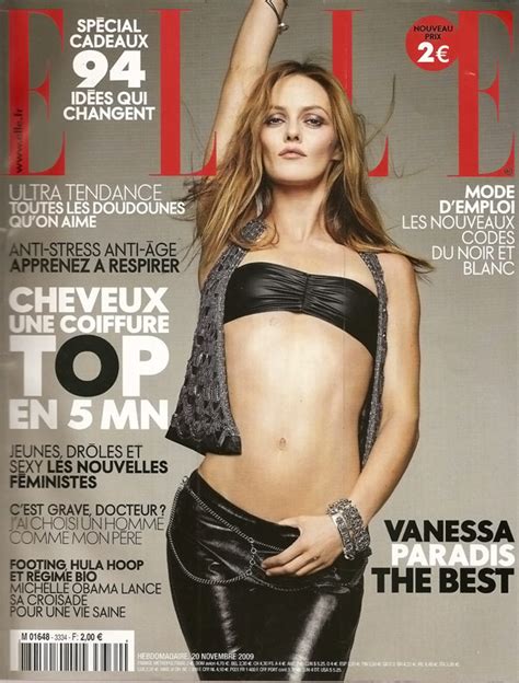 Vanessa Paradis Elle November Vs Marie Claire December