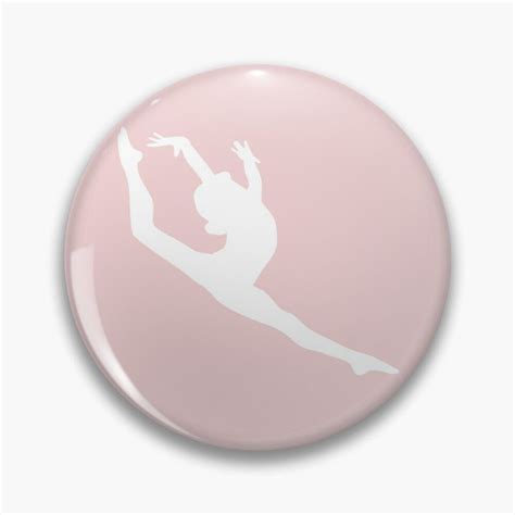 Pastel Pink Womens Gymnast Floor Routine Gymnastics Pin By