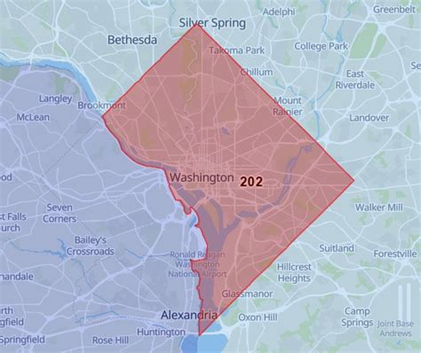 202 Area Code Location, Time Zone, Map, Numbers - Ara Ara