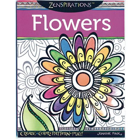 Zenspirations ® Coloring Book Flowers Zenspirations