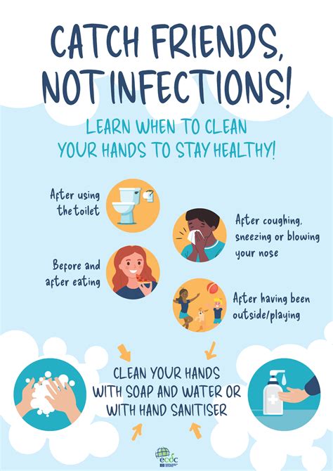 Editable Poster Catch Friends Not Infections