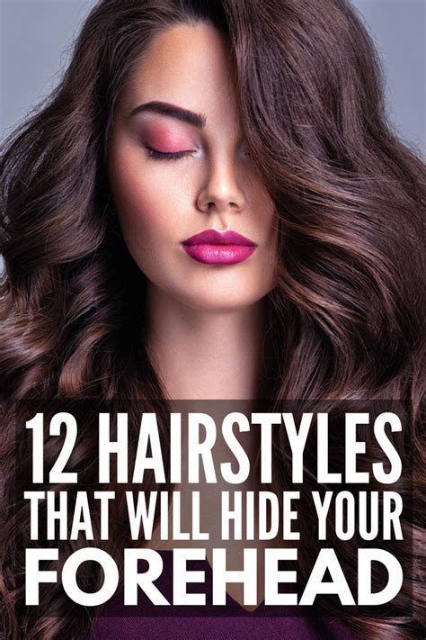 12 Hairstyles For Big Foreheads Whether You Have Short Medium Or Long Hair Hiding A Big