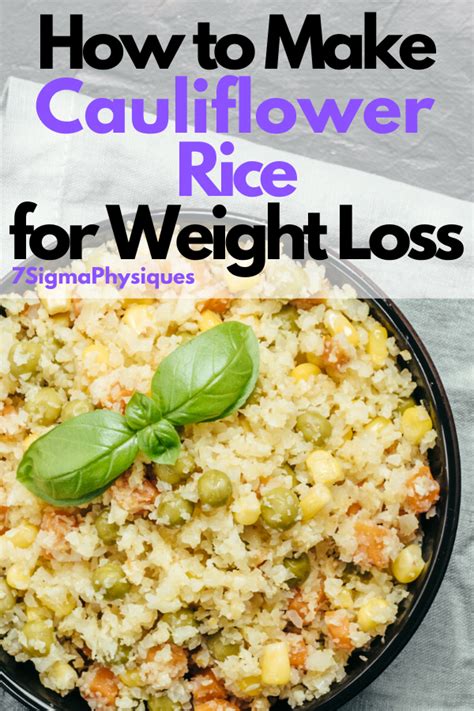 Cauliflower rice is excellent paired with asian dishes and makes a fantastic replacement for starchy grains like rice, pasta, quinoa and couscous. Pin on Healthy Recipes For Weight Loss
