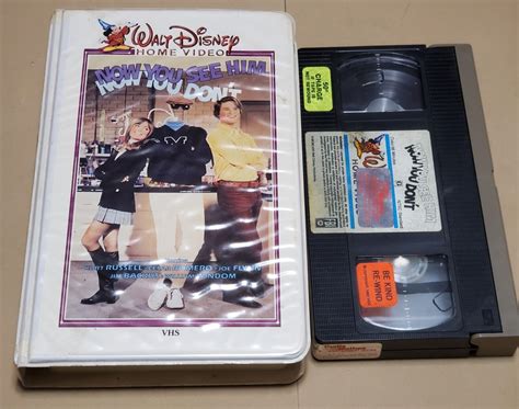 Now You See Him Now You Dont Vhs Disney Vintage Clamshell Ebay