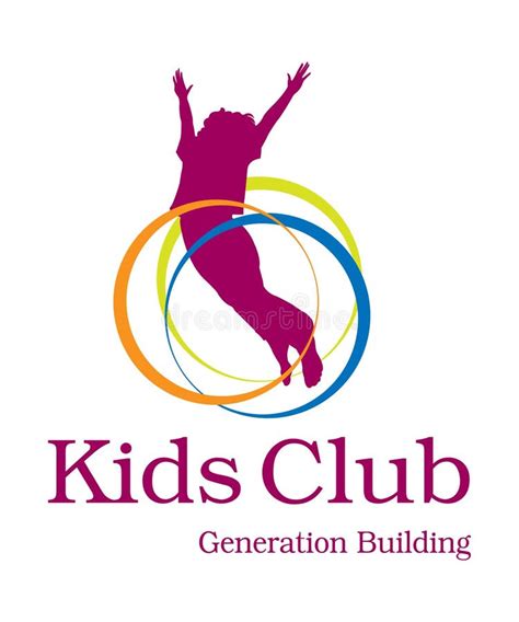 Kids Club Logo Stock Vector Illustration Of Smart Children 5949916