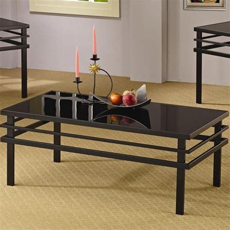 Typically these include a glass top coffee table as. Black Glass Coffee Table Set - Steal-A-Sofa Furniture ...