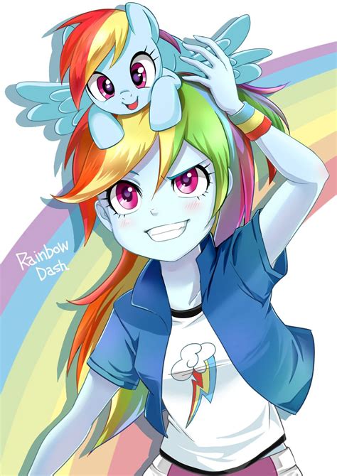 Mlp Rainbow Dash Anime Animephrasesolutions