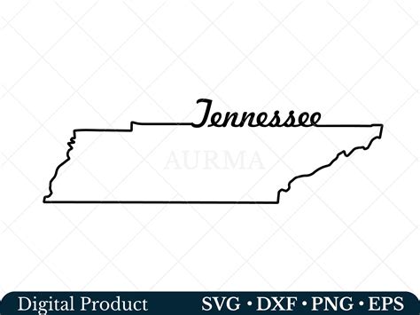 Tennessee State Svg Tennessee Png Graphic By Chipus · Creative Fabrica