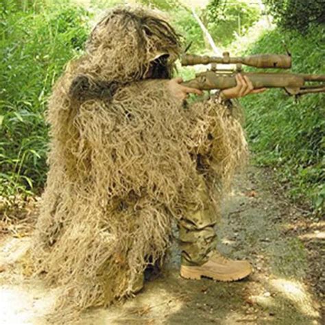 Camouflage Ghillie Suit Secretive Clothes Sniper Suit Military Clothing