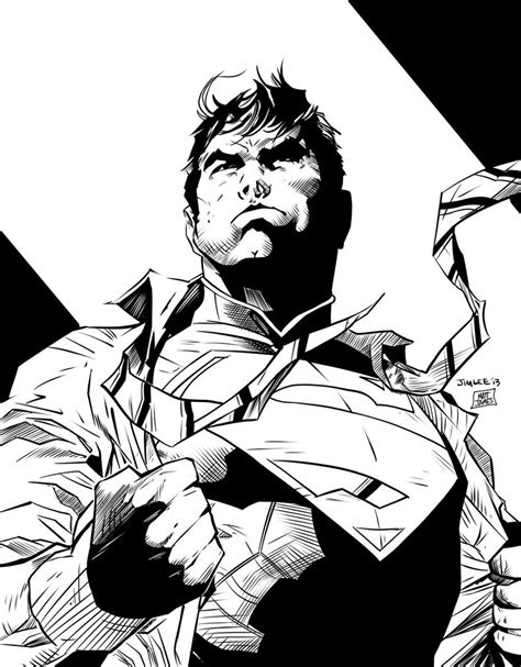 Jim Lee Superman Re Ink By Snakebitartstudio On Deviantart
