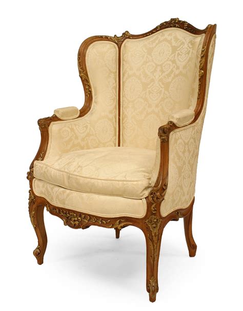 American Victorian Wicker Wing Chair