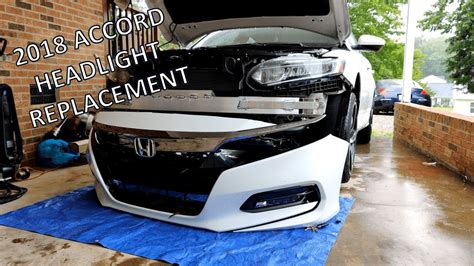 Light up your drive with carid! 2018 Honda Accord Headlight Install & Bumper Removal - YouTube