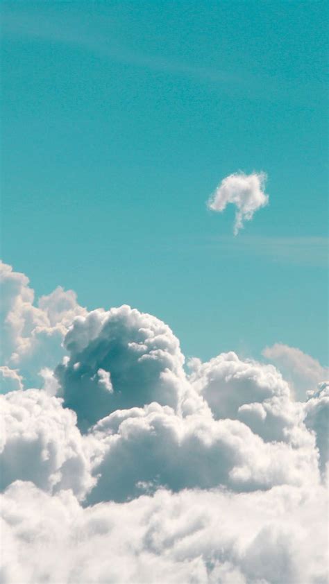 13 Fluffy Cloudy Iphone Xr Wallpapers Original Iphone 12 Blue