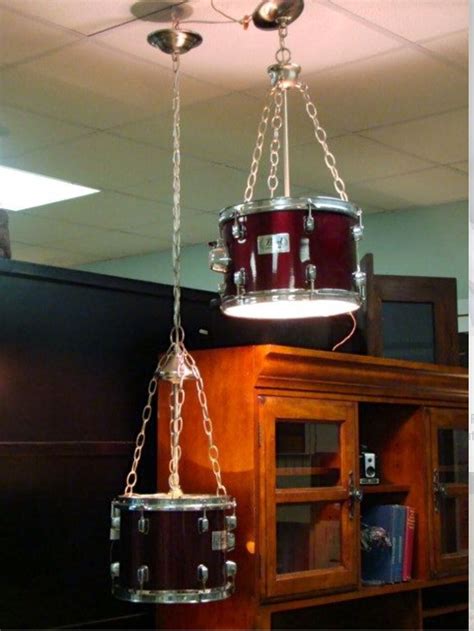 No need to replace it, just cover it up with a see how easy it is to make a customized drum shade that will fit any décor, all with inexpensive and easily sourced materials. Hanging Drum Ceiling Light ~ | Diy hanging light, Diy ...