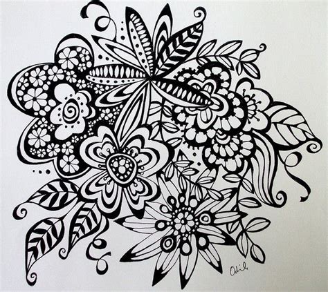 Flower Doodles By Woolly Fabulous Via Flickr Flower Doodles Doodle