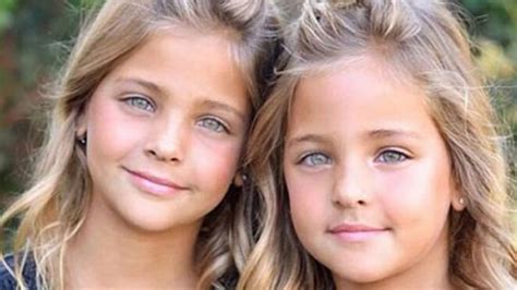 Les plus belles jumelles du monde ont déjà ans Que sont elles