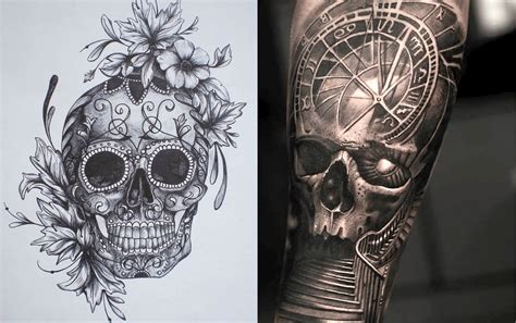 Tatouage tête de mort TattooMe Le Meilleur du Tatouage