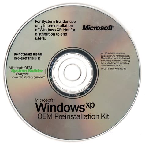 Windows Xp Oem Preinstallation Kit Rtm Microsoft Free Download